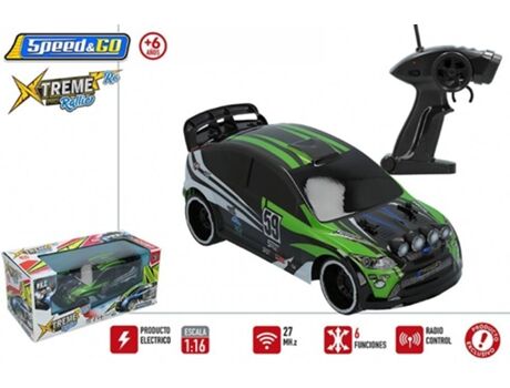 Cb Toys Carro Rally Speed&Go Verde