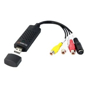 Technaxx USB-videoinspelare för digitalisering från S-Video och komposit