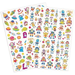 Stickers robotar och rymdfigurer 154/fp