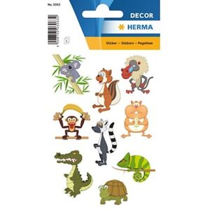 Herma stickers Decor djur (3) 10st