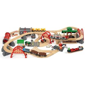 Järnvägsset BRIO World - 33052 Deluxe