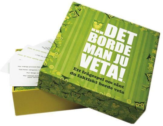 Spel Det borde man ju veta