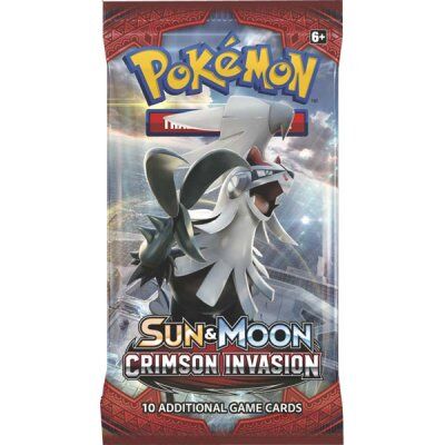 Pokémon Sun & Moon Crimson Invasion Booster samlarkort