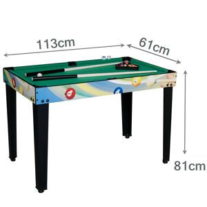 Freeport Park Chudleigh 287cm Multi Game Table 81.0 H x 98.0 W x 287.0 D cm