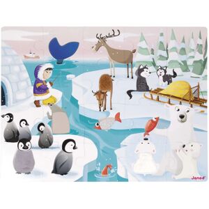 Janod Tactile Puzzle puzzle Life On The Ice 2 y+ 20 pc