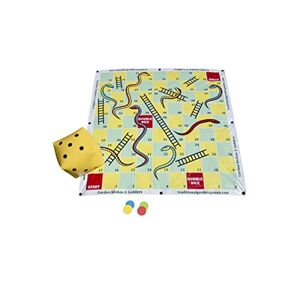 Traditional Garden Games 2 x 2 m Snakes and Ladders Game, multicoloured
