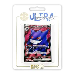 my-booster Ectoplasma ex (Gengar ex) 193/162 Shiny Full Art - Ultraboost X Écarlate et Violet 5 - Forces Temporelles Box of 10 Pokemon French cards