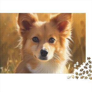 GOOSSANY Art Style Cute Dog 300 Piece Jigsaw Puzzle for Adult Kids Toy Intellectual Game tional Game for Adult Child Stress Relief Home Decoration Jigsaw Puzzles for Stress Relief 300pcs (40x28cm)
