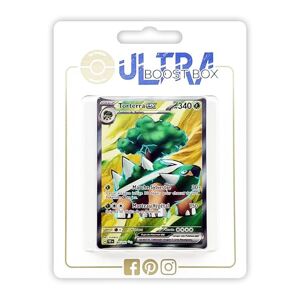 my-booster Torterra ex 185/162 Shiny Full Art - Ultraboost X Écarlate et Violet 5 - Forces Temporelles Box of 10 Pokemon French cards