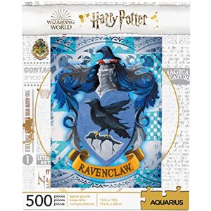 AQUARIUS 62180 Harry Potter Ravenclaw House Crest 500 Piece Jigsaw Puzzle, Multi-Colored