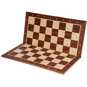 SQUARE GAME SQUARE - Professional Wooden Chessboard No. 6 - MAHAGONY - Folding