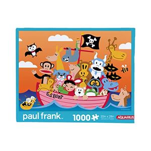 AQUARIUS Paul Frank Pirate Ship Puzzle (1000 Piece Jigsaw Puzzle) - Glare Free - Precision Fit - Virtually No Puzzle Dust - Officially Licensed Paul Frank Merchandise & Collectibles - 20x28 in