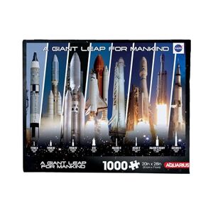 AQUARIUS NASA Giant Leap For Mankind Space Rocket 1000pc Jigsaw Puzzle