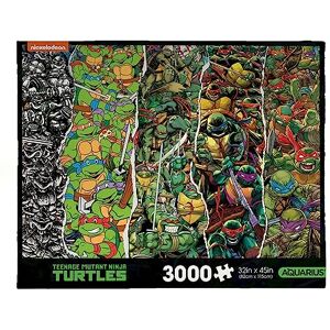 AQUARIUS TMNT Timeline 3000pc Puzzle (3000 Piece Jigsaw Puzzle) - Glare Free - Precision Fit - Officially Licensed Teenage Mutant Ninja Turtles Merchandise & Collectibles - 42x35 Inches