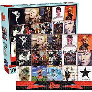 AQUARIUS Licensed 65330 David Bowie Albums 1000 Piece Jigsaw Puzzle, Multi-Colored