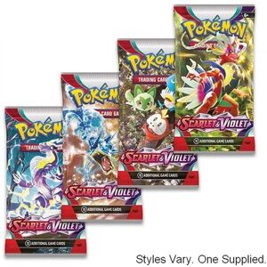 Pokemon Pokémon TCG: Scarlet & Violet Booster Pack (Styles Vary, One Supplied)