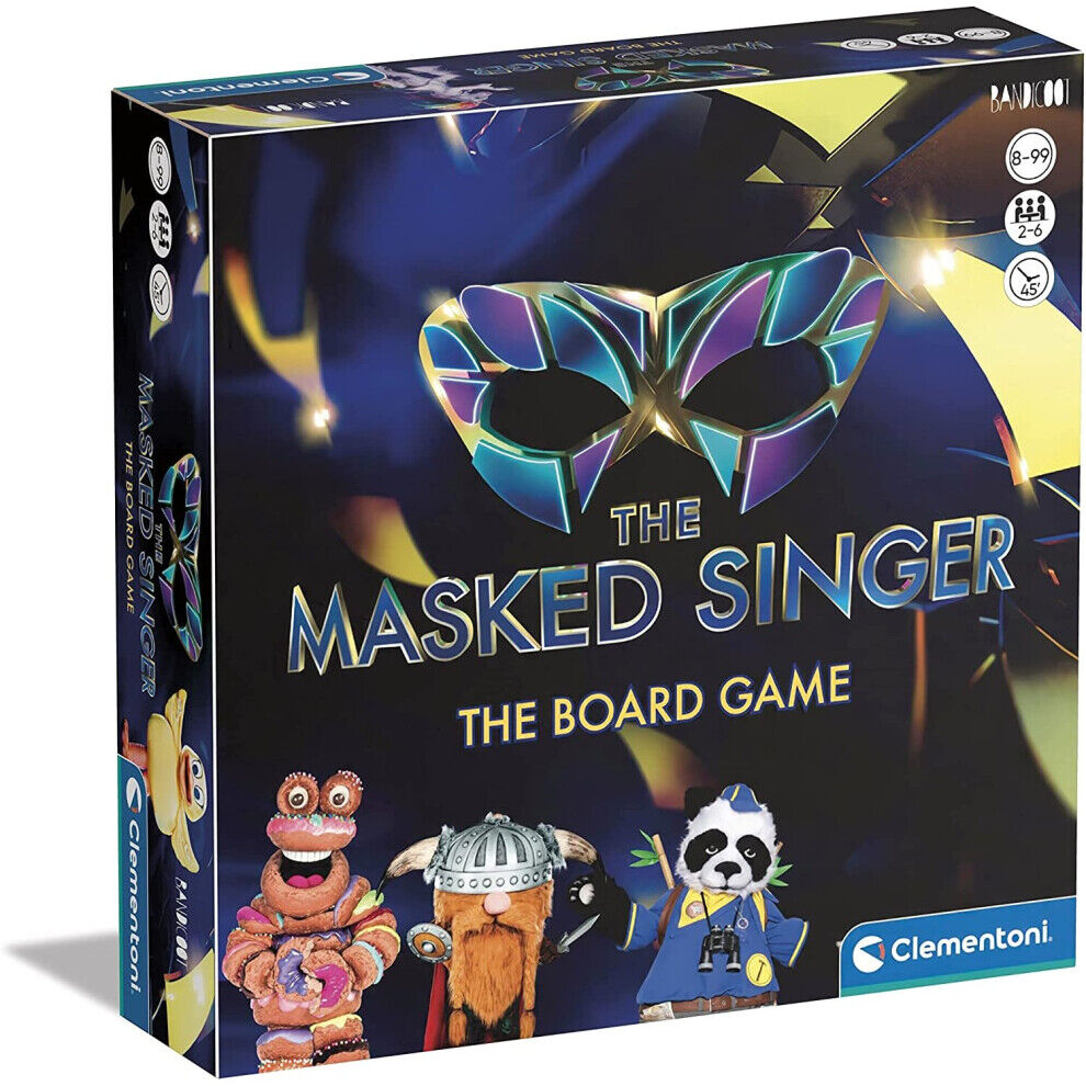 Clementoni-61342-Masked Singer-board games for 8 years olds and older, family ga