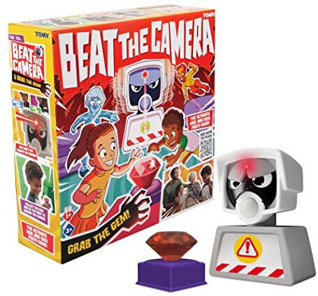 TOMY Games T73271 Beat the Camera, Interactive Game for 1+ Player, Board Game fo