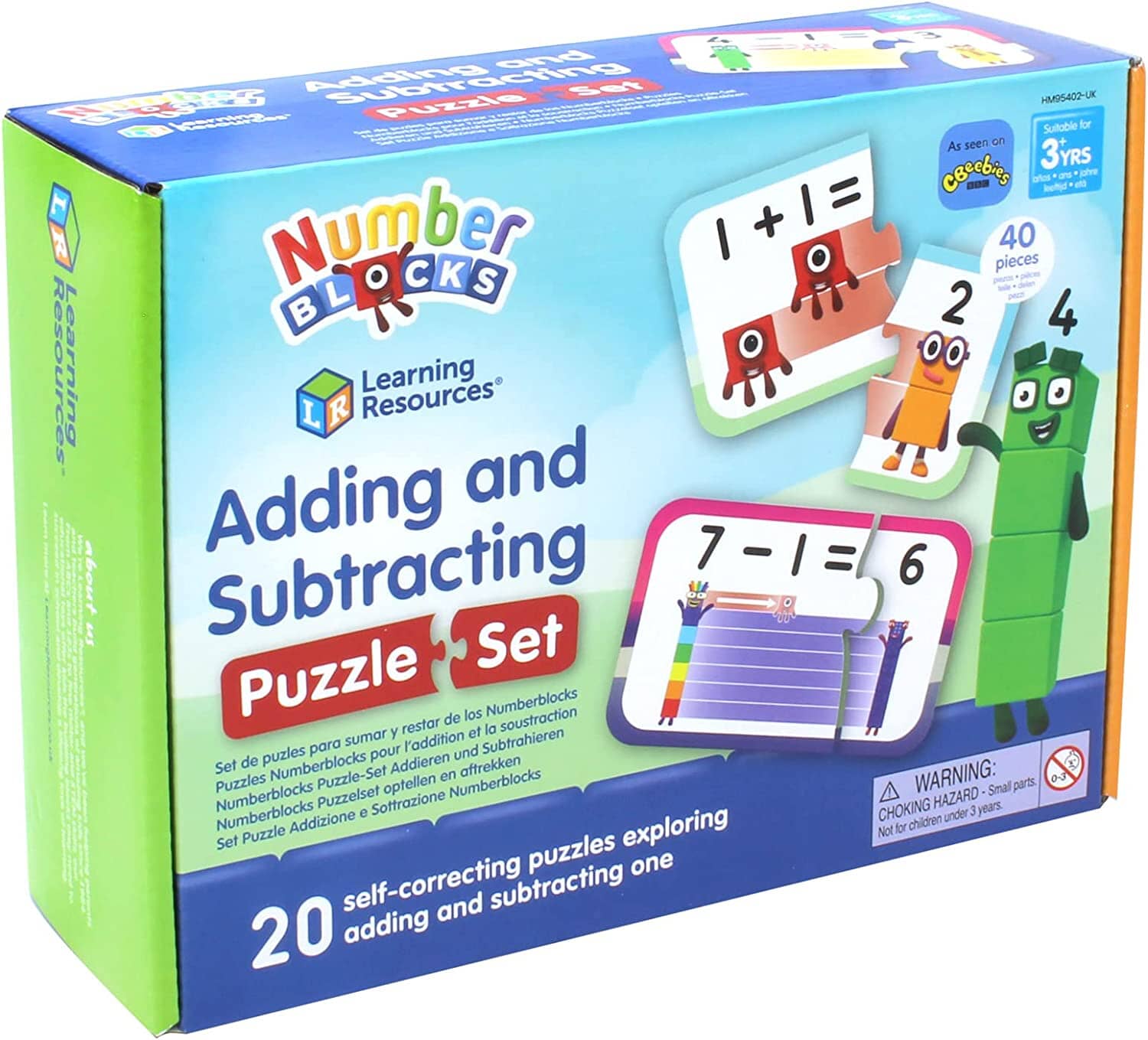 Numberblocks Adding and Subtracting Puzzle Set by Learning Resources - Ages 3 Years+ Learning Resources