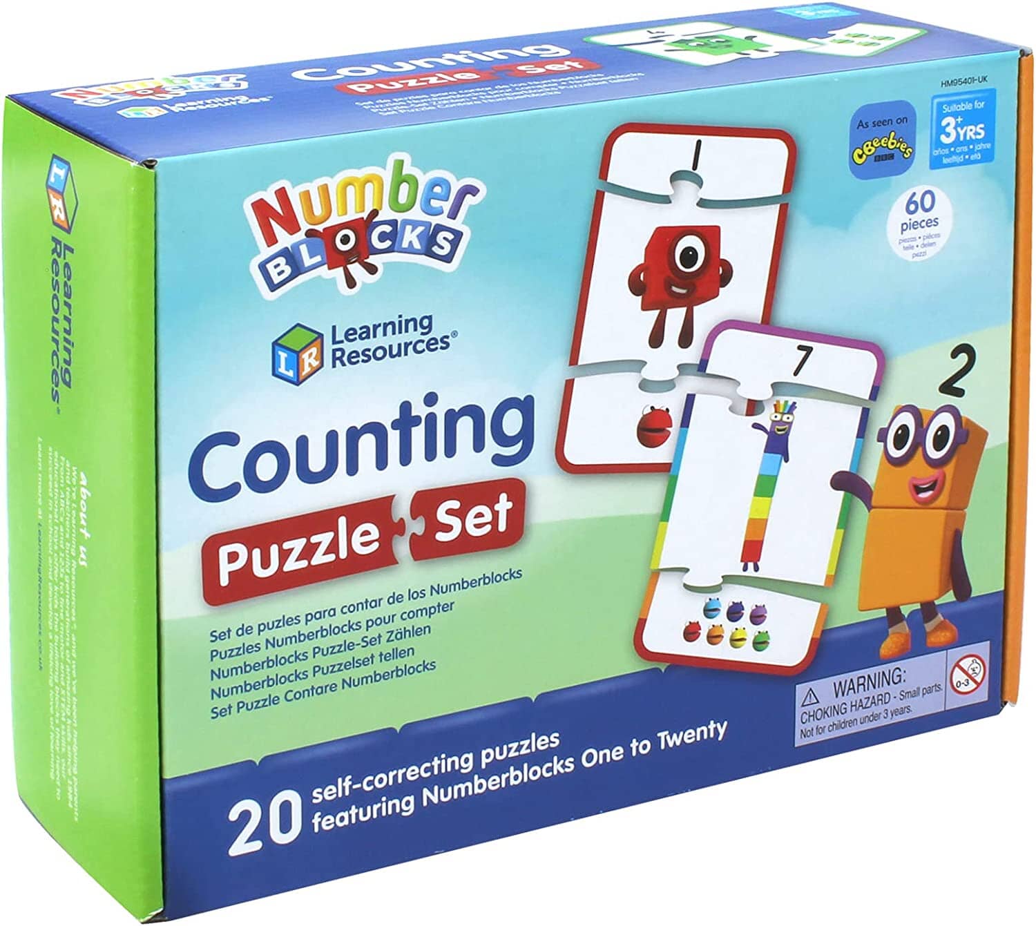 Numberblocks Counting Puzzle Set by Learning Resources - Ages 3 Years+ Learning Resources