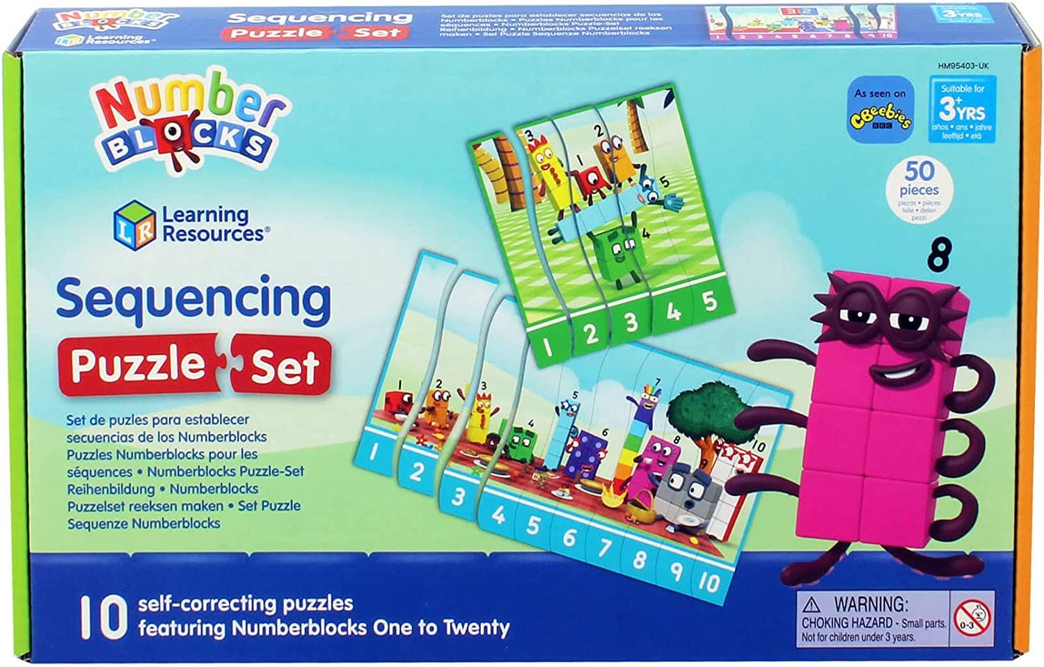 Numberblocks Sequencing Puzzle by Learning Resources - Ages 3 Years+ Learning Resources