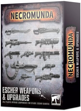 Games Workshop Necromunda - Escher Weapons And Upgrades