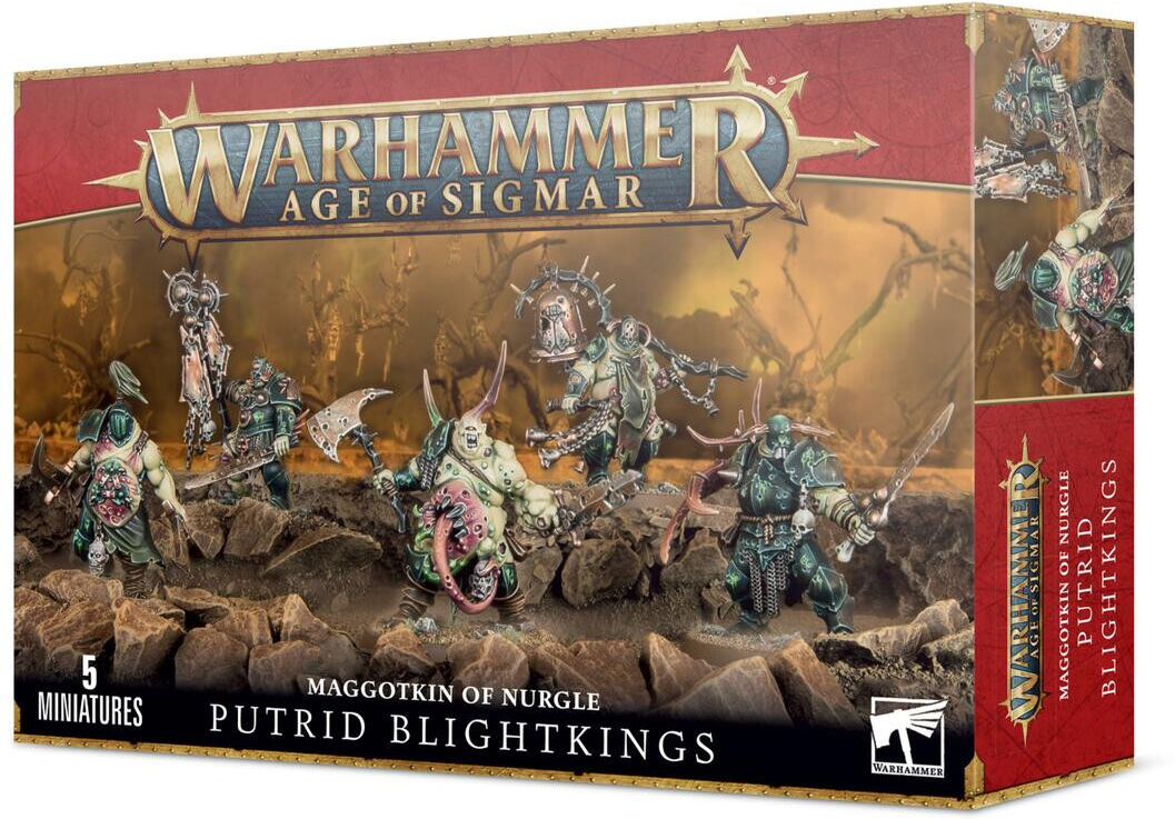 Games Workshop Warhammer Age Of Sigmar - Maggotkin Nurgle: Putrid Blightkings