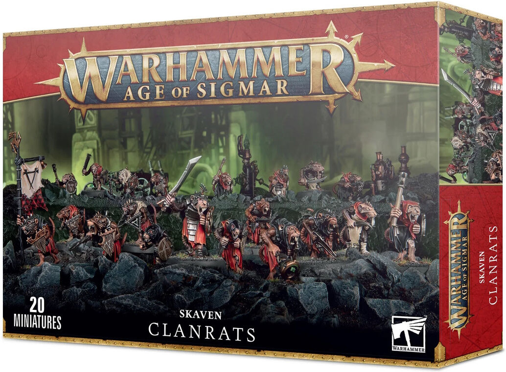 Games Workshop Warhammer Age Of Sigmar - Skaven: Clanrats