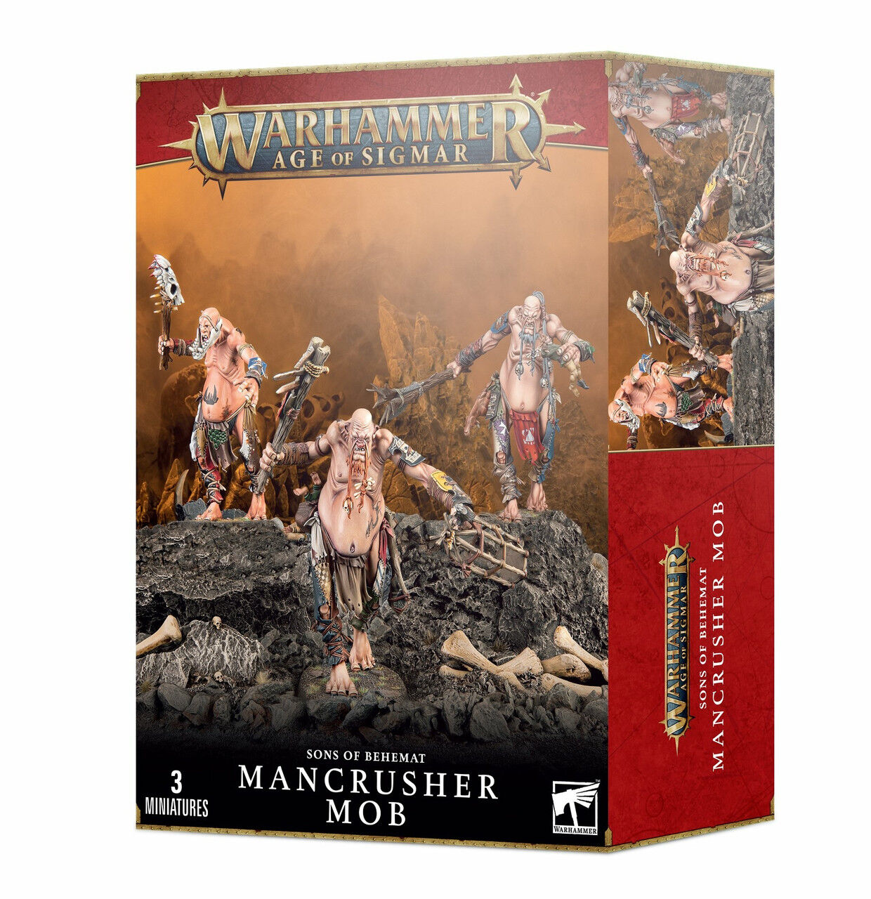 Games Workshop Warhammer Age Of Sigmar - Sons Behemat: Mancrusher Mob