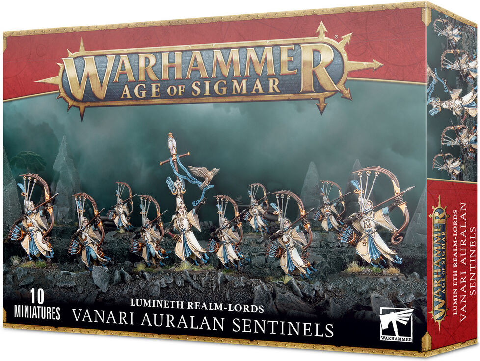 Games Workshop Warhammer Age Of Sigmar - Lumineth Realm-Lords: Vanari Auralan Sentinels