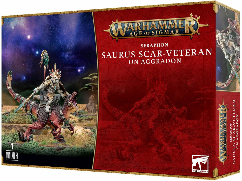 Games Workshop Warhammer Age Of Sigmar - Seraphon: Saurus Scar-Veteran On Aggradon