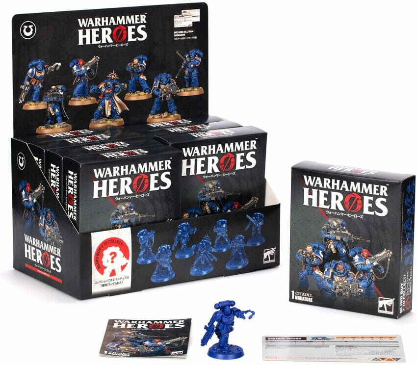 Games Workshop Warhammer 40,000 - Heroes Series 4 Sealed Display (8 Figures)