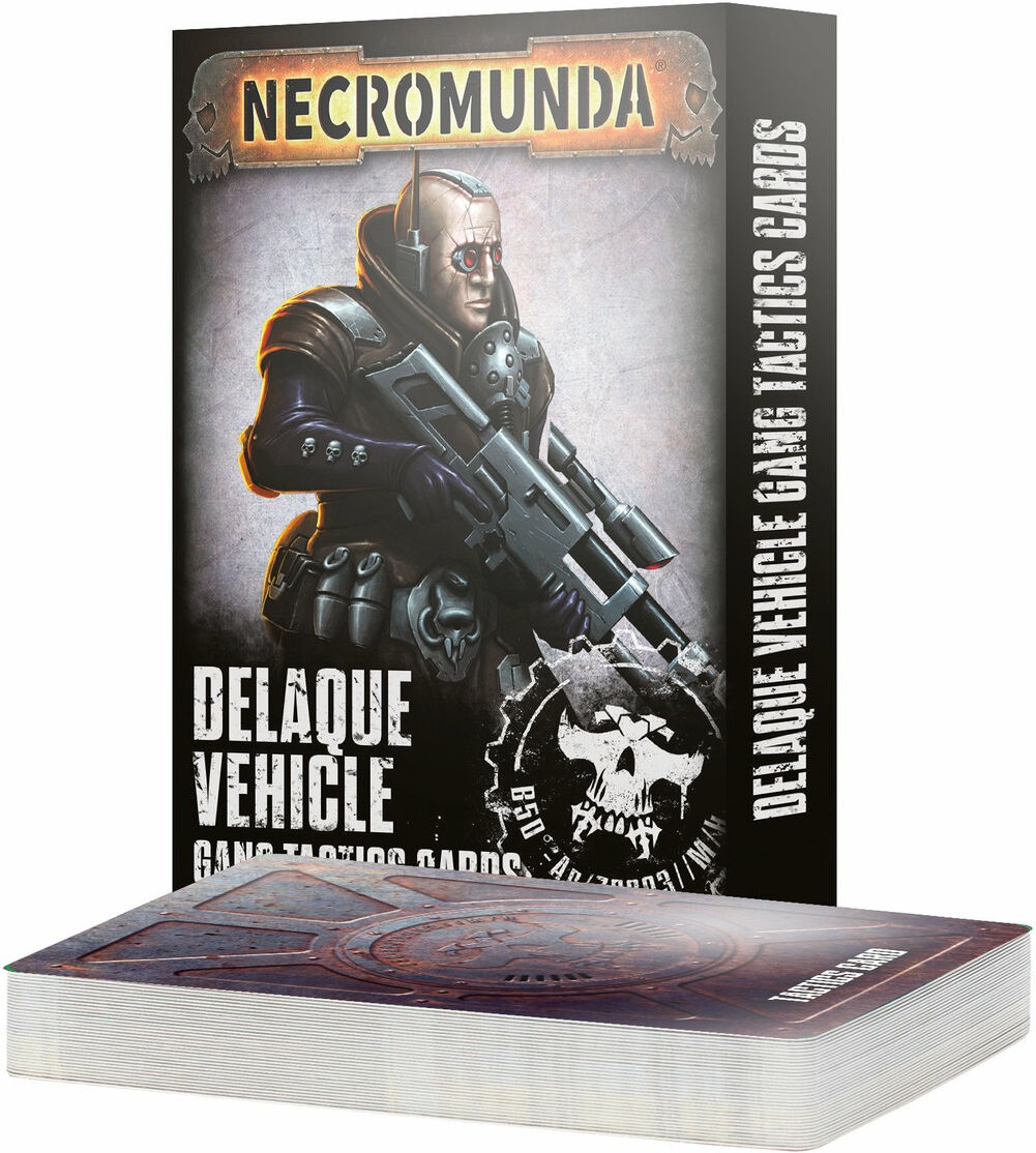 Games Workshop Necromunda - Delaque Vehicle Gang Tactics Cards