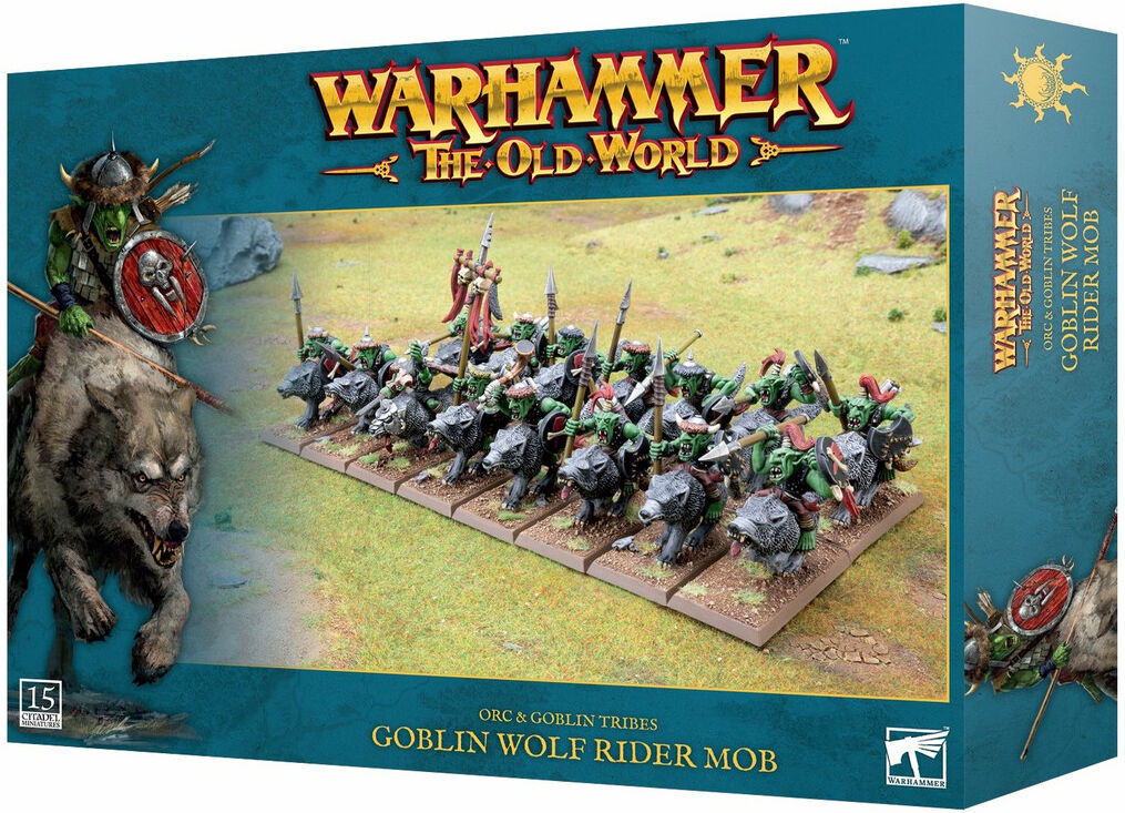 Games Workshop Warhammer: The Old World - Orc & Goblin Tribes: Wolf Rider Mob