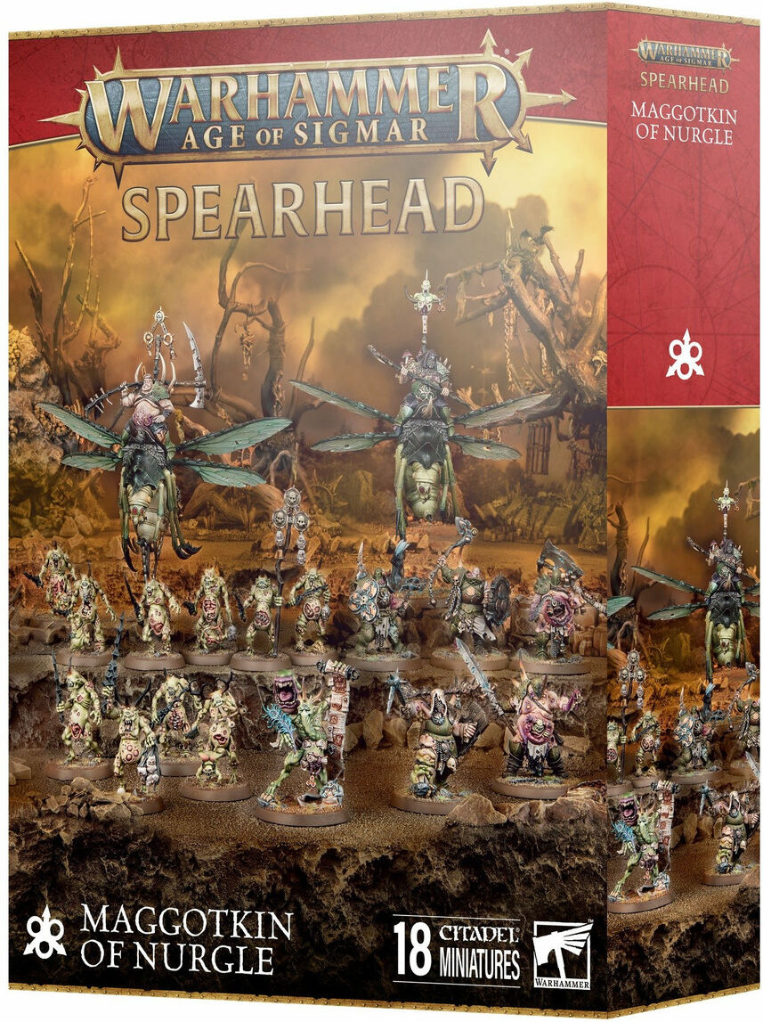 Games Workshop Warhammer Age Of Sigmar - Spearhead: Maggotkin Nurgle