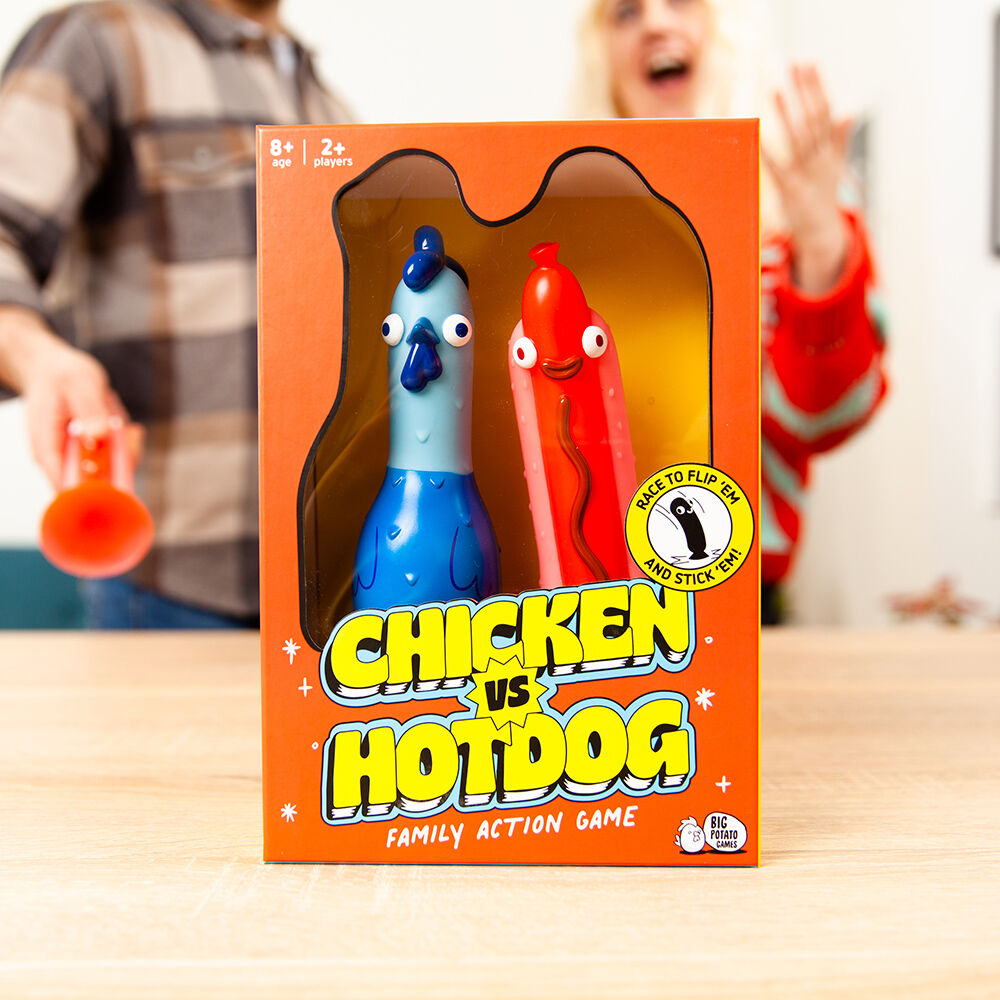 Firebox Chicken vs Hot Dog Party Game