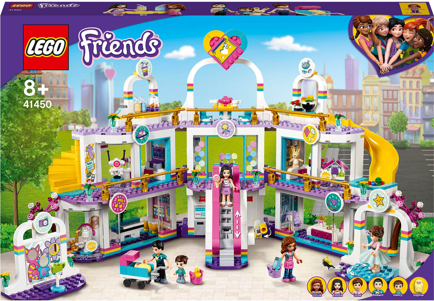 Lego Friends: Heartlake City: Shopping Mall Building Set (41450)