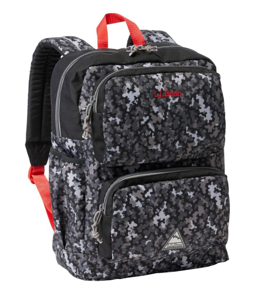 Trailfinder Backpack, 23L, Print Black Puzzle Camo, Polyester L.L.Bean