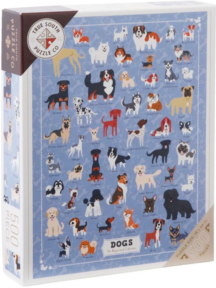 Illustrated Dogs Puzzle, 500 pieces Multi