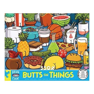 Ceaco Butts on Things 550-Piece Jigsaw Puzzle, Multicolor