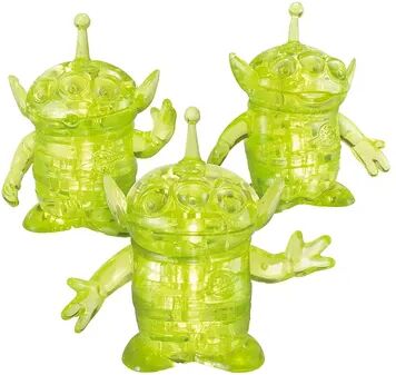 University Games 3D Crystal Puzzle - Disney / Pixar's Toy Story 4 Aliens 51-Pieces, Multicolor