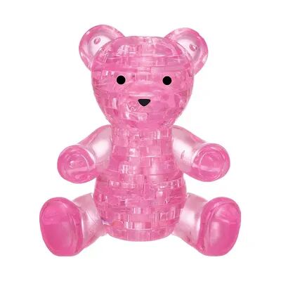 University Games 3D Crystal Puzzle - Teddy Bear 41-Pieces, Multicolor