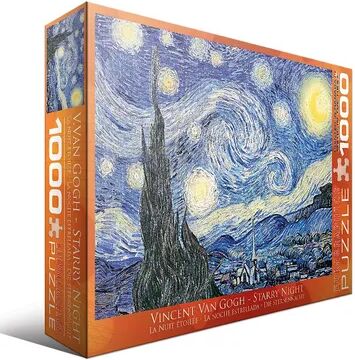 Eurographics 1000-pc. Vincent Van Gogh Starry Night Jigsaw Puzzle, Multicolor