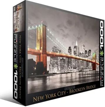 Eurographics 1000-pc. City Collection New York City Brooklyn Bridge Jigsaw Puzzle, Multicolor