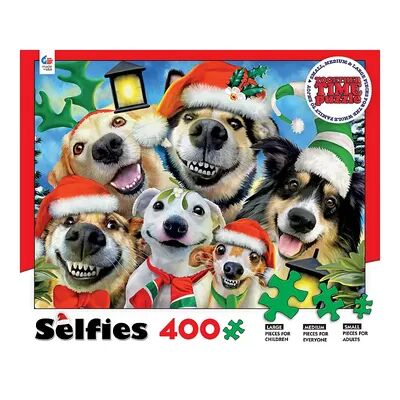 Ceaco 400-piece Holiday Dog Selfies Together Time Puzzle, Multicolor