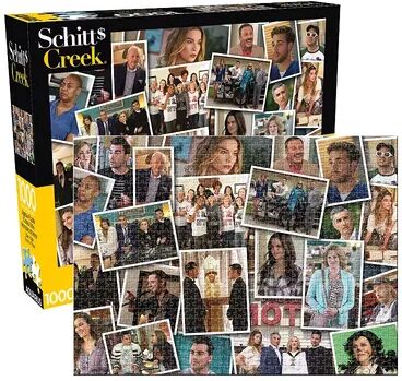 Aquarius Schitt's Creek Collage 1000-Piece Puzzle, Multicolor