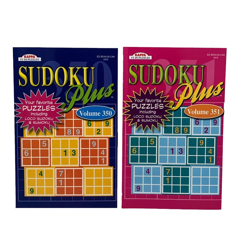 Sudoku Puzzle Book - Volumes 342 & 343