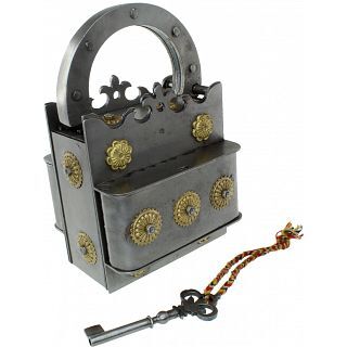 Puzzle Master Crown Iron Puzzle Lock