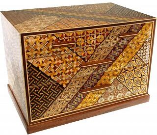 Puzzle Master 11 Sun 4 Drawers Jewelry Box