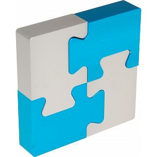Wil Strijbos 4 Piece Metal Puzzle